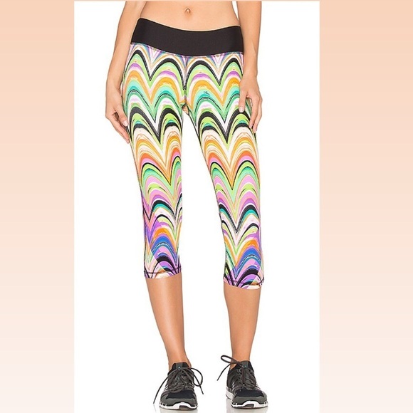 Trina Turk New Wave Mid Length Leggings Size Small - Picture 1 of 7